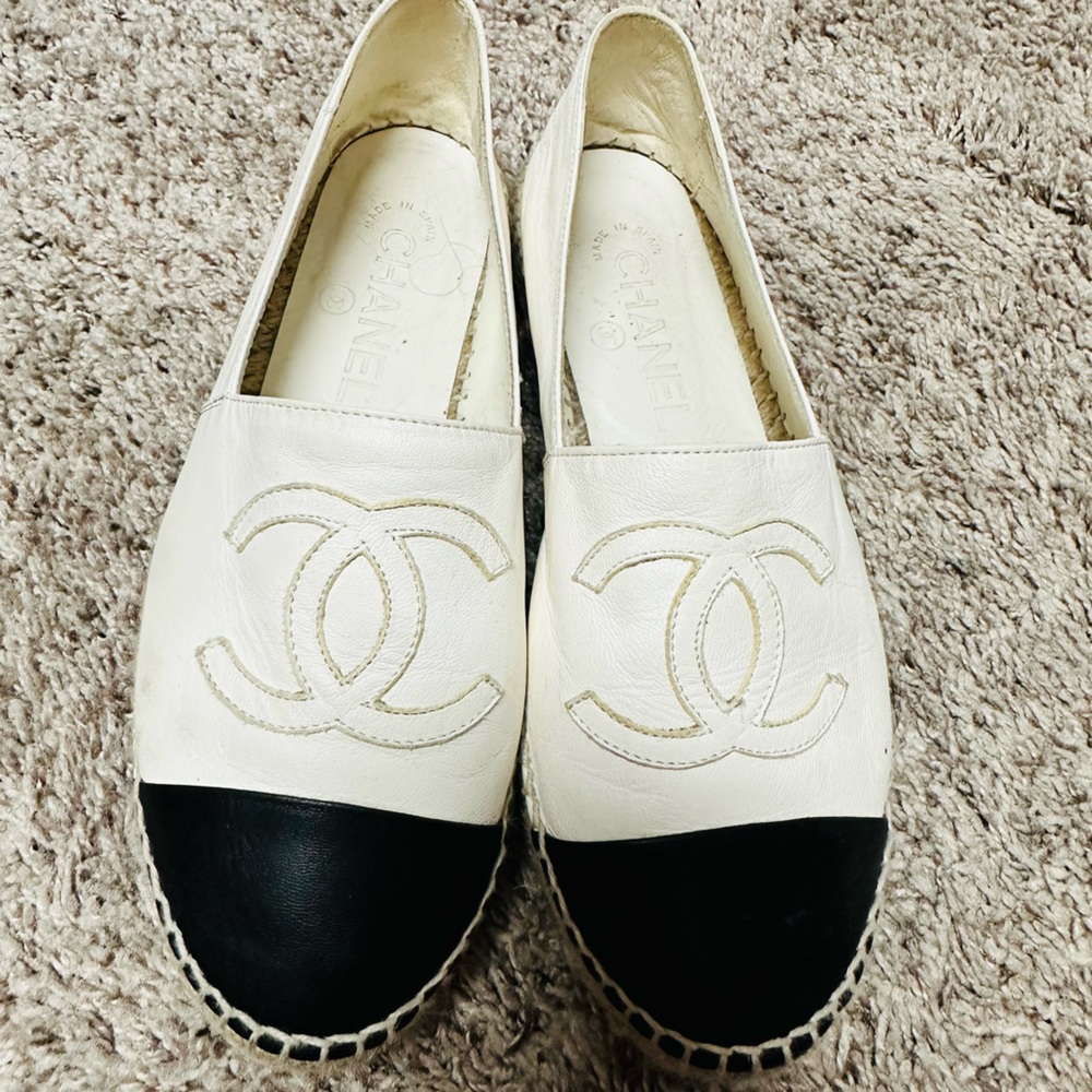 Chanel Espadrillas lambskin (white)